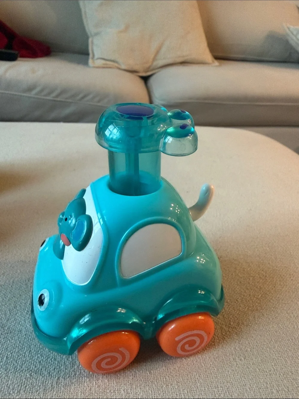 Kids Push Toy Car Set - Green, Orange, Blue, Yellow